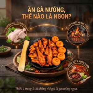 gà nướng đúng chuẩn